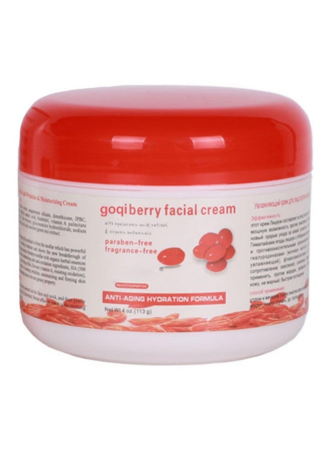 Rosarden Goji Berry Facial Cream Antiaging Facial Cream With Antioxidant Reduces Wrinkles And Fine Lines Smooth Skin Goqi Berries Cream With Hyaluronic Acid Moisturizing Skin Improve Rough Skin - Image 1