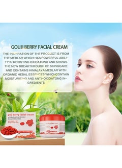 Rosarden Goji Berry Facial Cream Antiaging Facial Cream With Antioxidant Reduces Wrinkles And Fine Lines Smooth Skin Goqi Berries Cream With Hyaluronic Acid Moisturizing Skin Improve Rough Skin  - Image 5