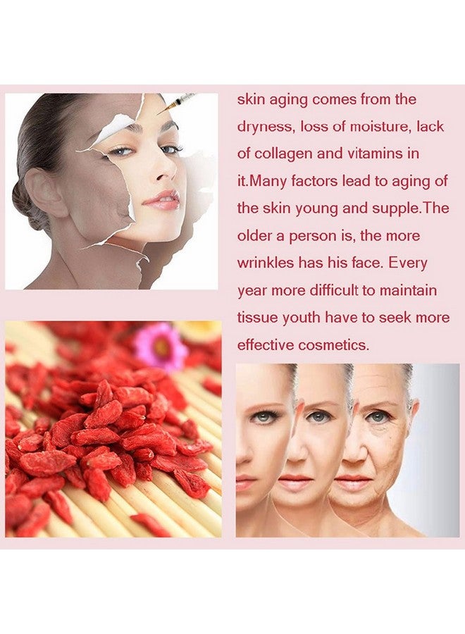 Rosarden Goji Berry Facial Cream Antiaging Facial Cream With Antioxidant Reduces Wrinkles And Fine Lines Smooth Skin Goqi Berries Cream With Hyaluronic Acid Moisturizing Skin Improve Rough Skin - Image 4