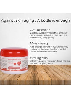 Rosarden Goji Berry Facial Cream Antiaging Facial Cream With Antioxidant Reduces Wrinkles And Fine Lines Smooth Skin Goqi Berries Cream With Hyaluronic Acid Moisturizing Skin Improve Rough Skin  - Image 3