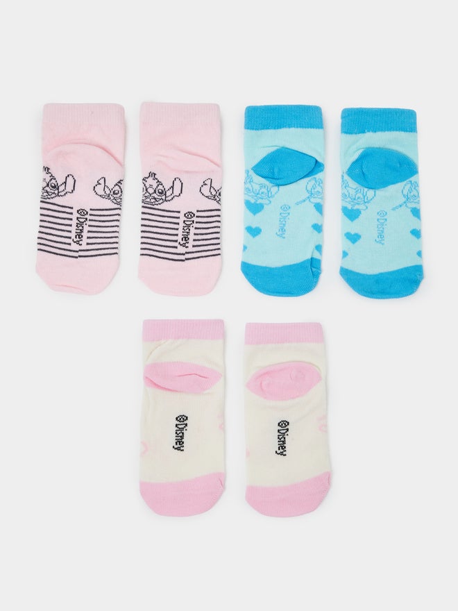 Styli Pack of 3 - Lilo and Stitch Socks - Image 2