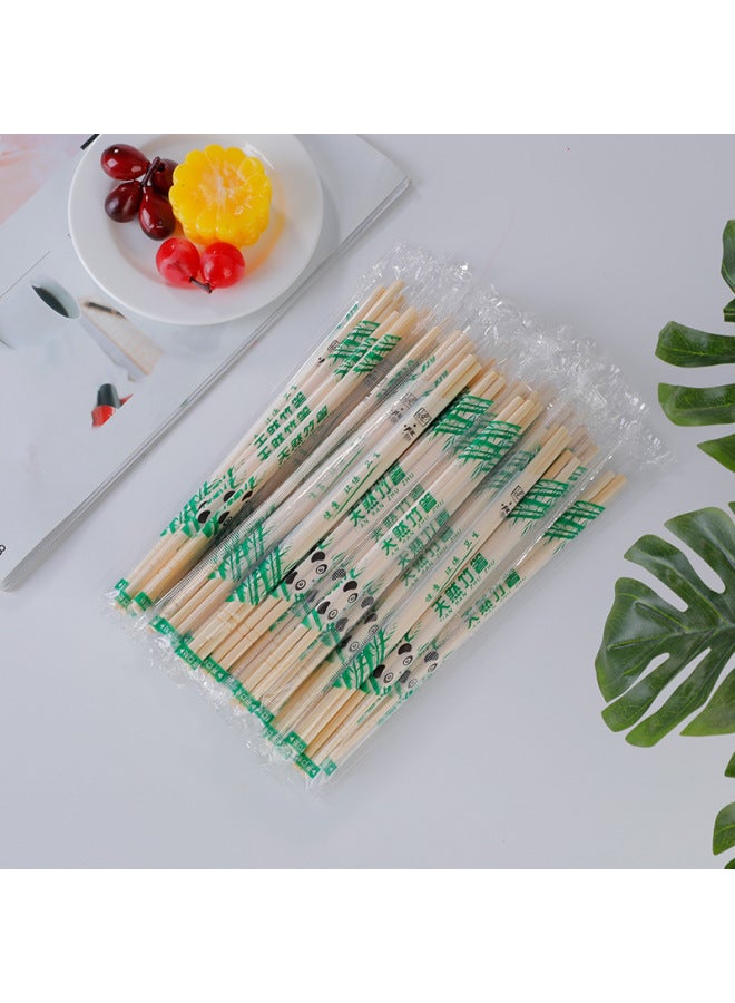 Chopsticks Disposable Restaurant Household Bamboo Chopsticks Commercial Delivery Convenient Hygienic Cheap Special Fast Food Take-out Chopsticks-Color:5.5X225mm-Specifications:500 Pairs - Image 2