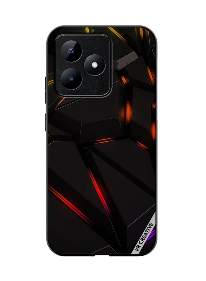 VR CREATIVE Protective Case Cover For Realme C53 Abstract Design Multicolour - Image 1