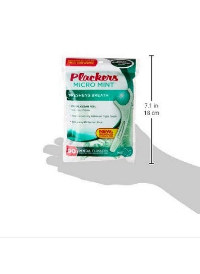 بلاكرز، خيوط تنظيف الأسنان مايكرو فريشنز بريث، 90 قطعة، بنكهة النعناع، عبوة واحدة - Image 2