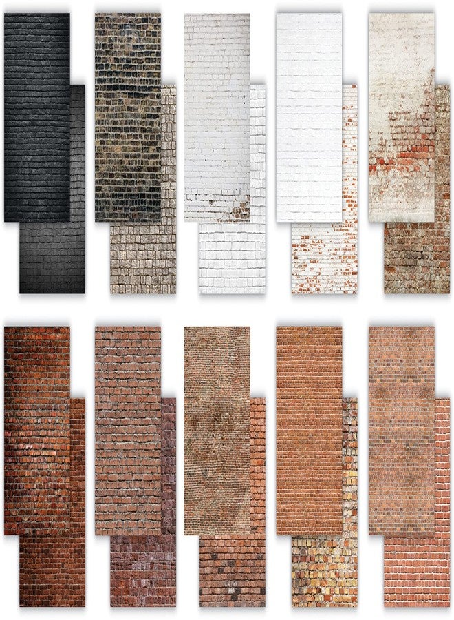 CRAFT CONSORTIUM LTD Craft CON PAPRPAD 6" TXTR, Brick Textures, 20 Designs - Image 2