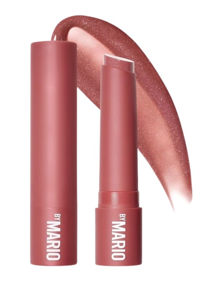 MAKEUP BY MARIO MoistureGlow™ Plumping Lip Serum 2.3g – Shade Bronze Glow (Warm Bronzy Brown) – Hydrating, Plumping, Glossy Finish - Image 1