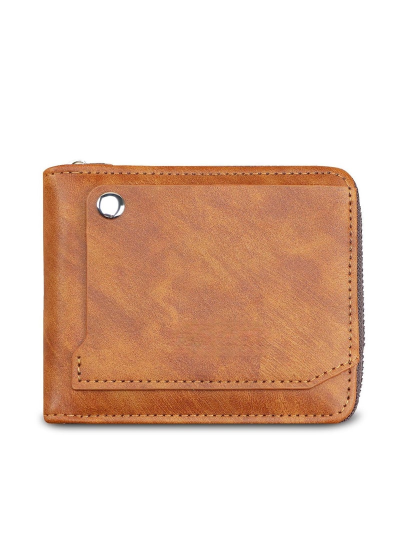 KUYING Leather Trifold Wallet  - Image 1