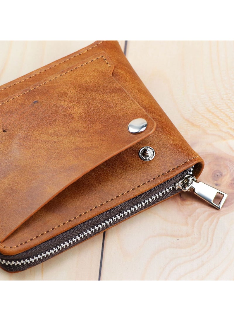 KUYING Leather Trifold Wallet  - Image 2