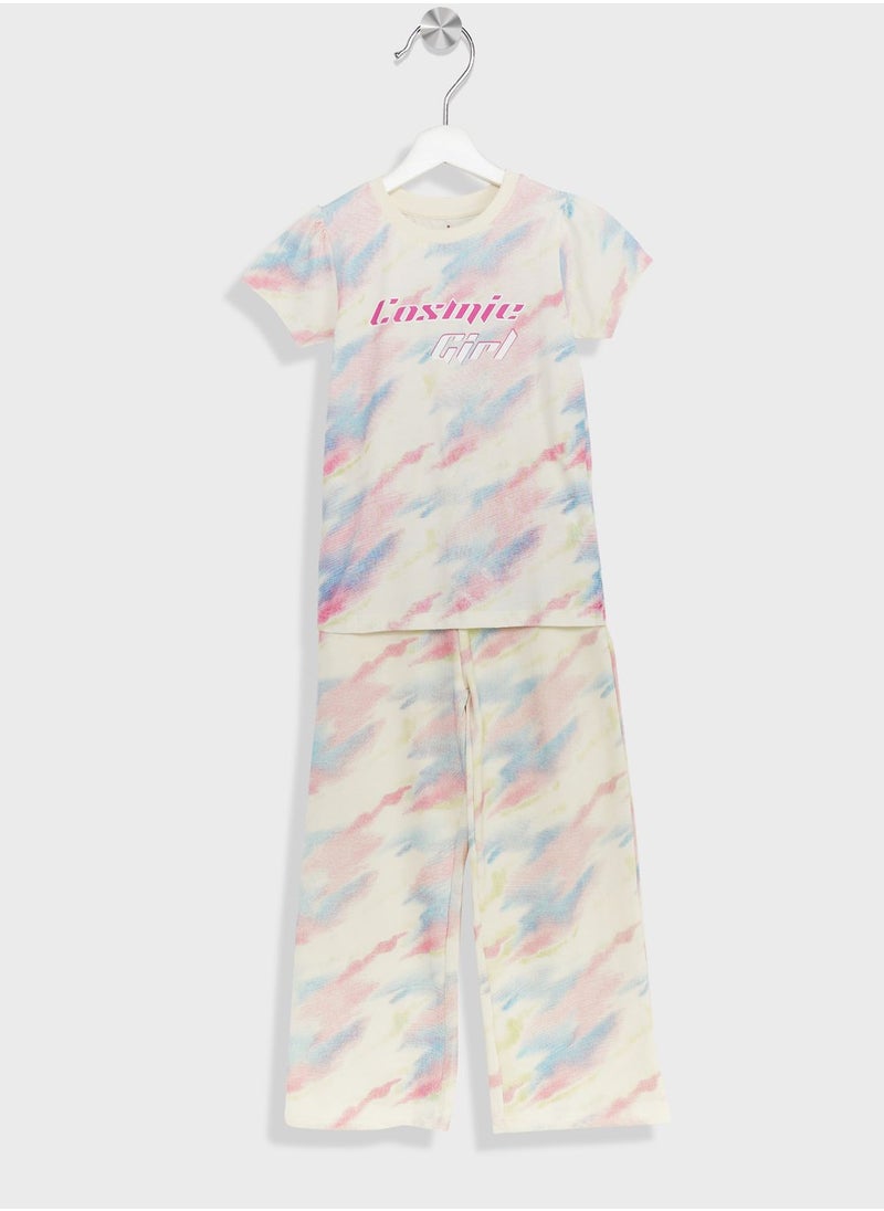 Pinata - Casual T-Shirt & Joggers Set For Girls - Image 1