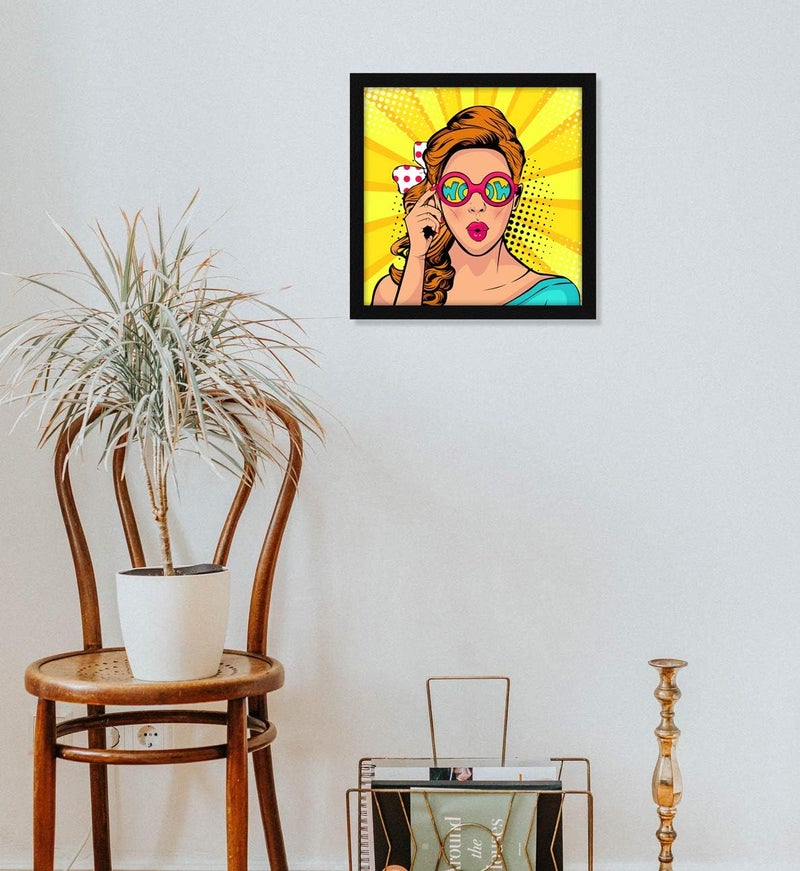 ArtX Beautiful Women Pop Art Wall Art Painting - Image 3