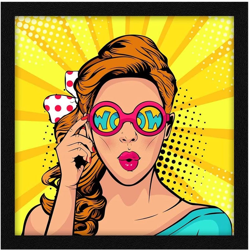 ArtX Beautiful Women Pop Art Wall Art Painting - Image 1