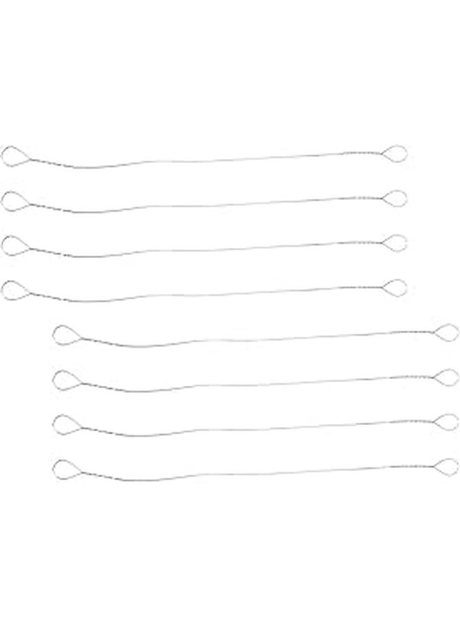 Lurrose 8 Piece Stainless Steel Cheese Wire Cutter Set for Kitchen Cooking - Image 1