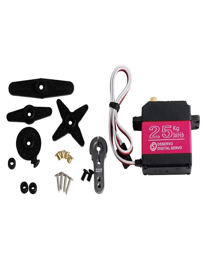 Stemedu DS3225 25KG RC Servo Waterproof Metal Gear Servo High Torque Digital Servo for Baja 1/8 1/10 Scale RC Model Cars (270 Degree Servo) - Image 2
