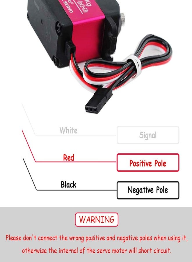 Stemedu DS3225 25KG RC Servo Waterproof Metal Gear Servo High Torque Digital Servo for Baja 1/8 1/10 Scale RC Model Cars (270 Degree Servo) - Image 4