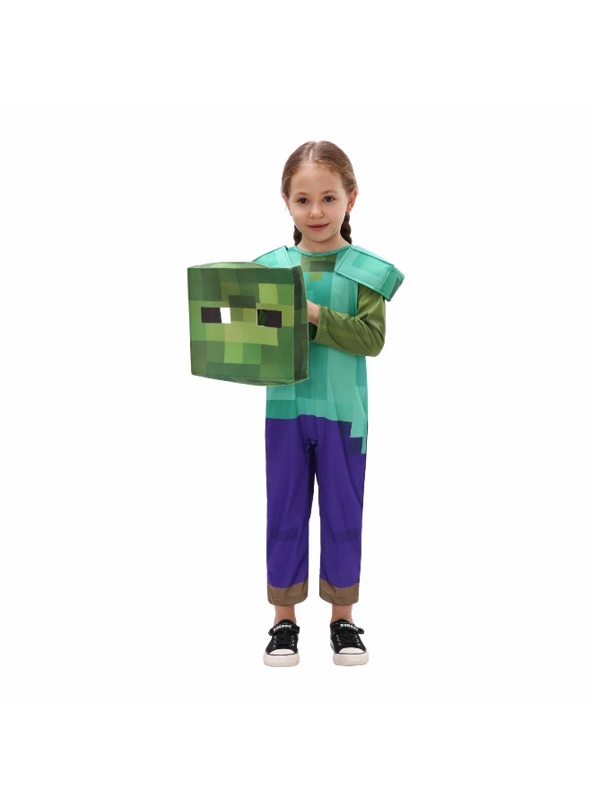My World Npc Character Zombie Child Cosplay Costume - Image 2