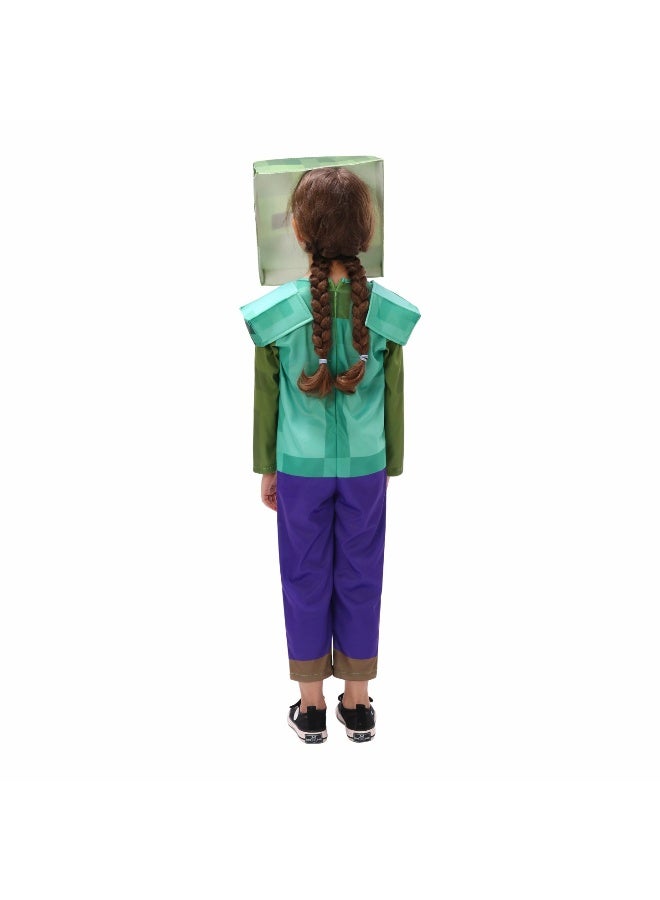 My World Npc Character Zombie Child Cosplay Costume - Image 3