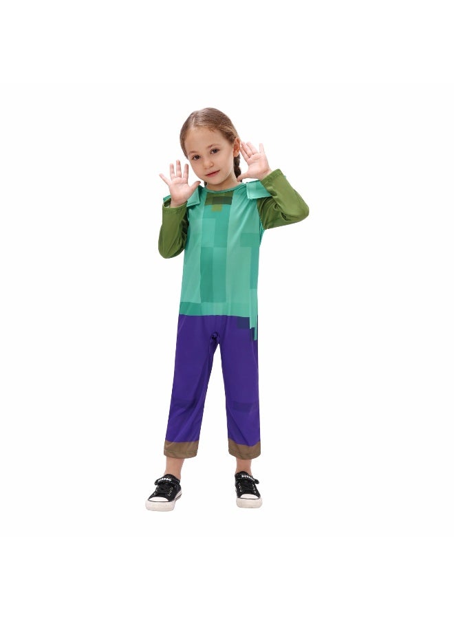 My World Npc Character Zombie Child Cosplay Costume - Image 4