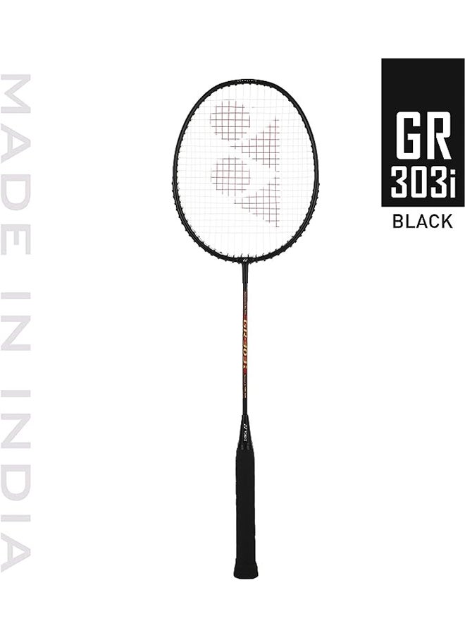 Yonex Gr 303I Black Aluminium Badminton Racquet With Full Cover  - Image 1