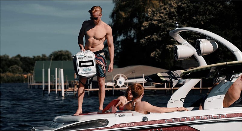Tidal Wake Water Weights Ballast Bags for Boats – 2-PK Pumpless Heavy Duty Portable Weights for Wakesurf, Wakeboarding, Hydrofoil –50 lbs Capacity, Easy Fill & Dump, Folds Flat for Storage, Save Fuel - Image 4