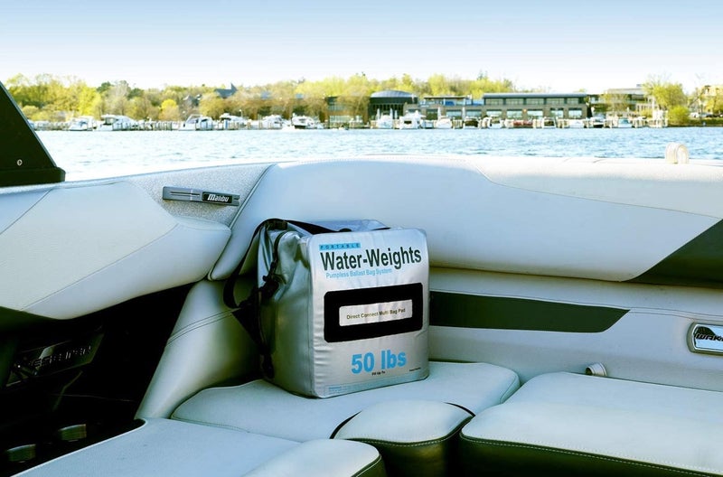 Tidal Wake Water Weights Ballast Bags for Boats – 2-PK Pumpless Heavy Duty Portable Weights for Wakesurf, Wakeboarding, Hydrofoil –50 lbs Capacity, Easy Fill & Dump, Folds Flat for Storage, Save Fuel - Image 2