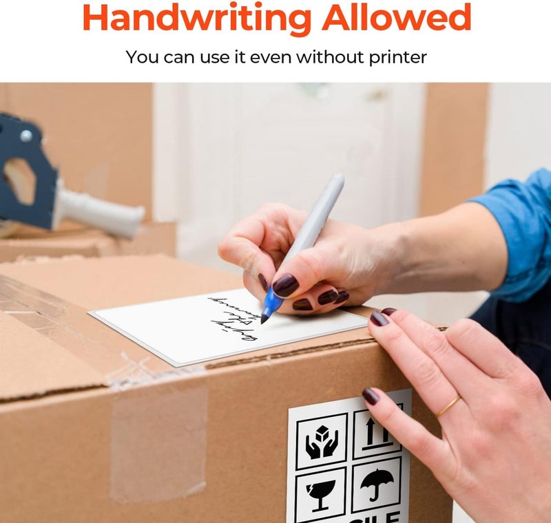 MUNBYN Thermal Direct Shipping Label (Pack of 500 4x6 Per Fanfold Labels) - Commercial Grade - Image 5