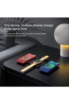 Next Life 3 in 1 Foldable Wireless Magnetic Charger 15W Fast Charging Pad for iPhone Wireless Charger for iWatch and Earbuds  - Image 3