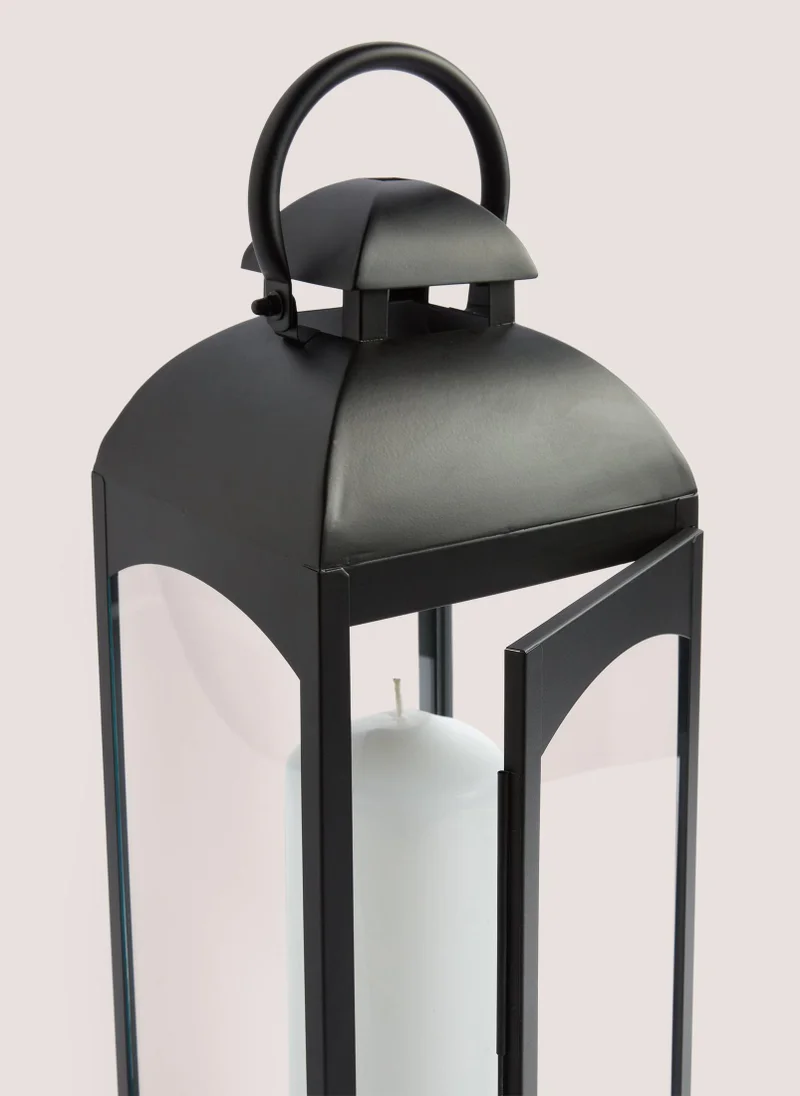 Matalan Black Large Lantern (13cm x 12cm x 53cm)