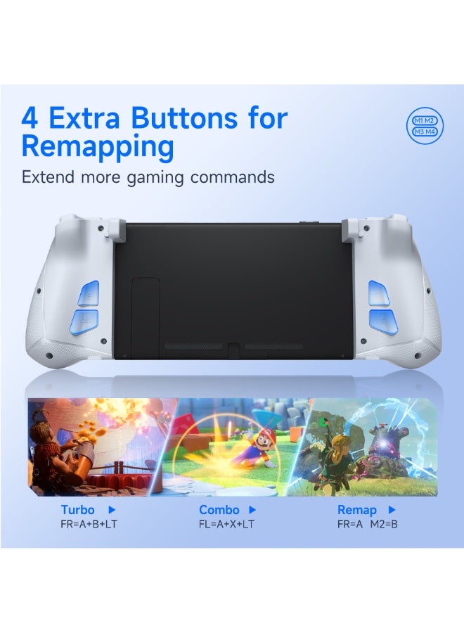 general Classic Gamepad EasySMX S15 Switch Controller Detachable Joycon Bluetooth Gaming Controller NS Nintendo Motion-Sensing NFC Mario Zelda Breath of The Wild Vibrant RGB Lighting Classic Non-linear Trigger Clicky Mecha Buttons 650mAh Battery Light Weight Ergonomics and Anti-Slip Design - Image 5