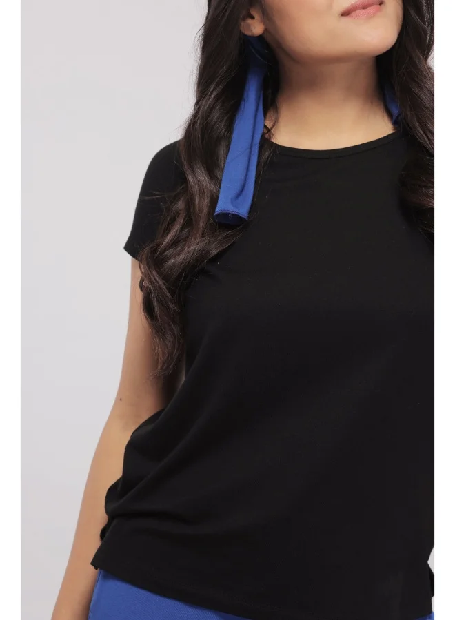 نسيسيرا تيشيرت سوبما أسود نسائي