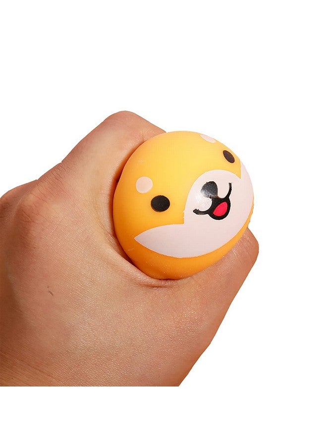 Cooplay Cooplay 2PCS Novel Interesting Extrusion Decompression Cute Shiba Inu Dog Squeeze Hand Pinch Animal Pet Toy Pressure Release Handle Stress Relief Birthday Toys and Adult Gifts - Image 3