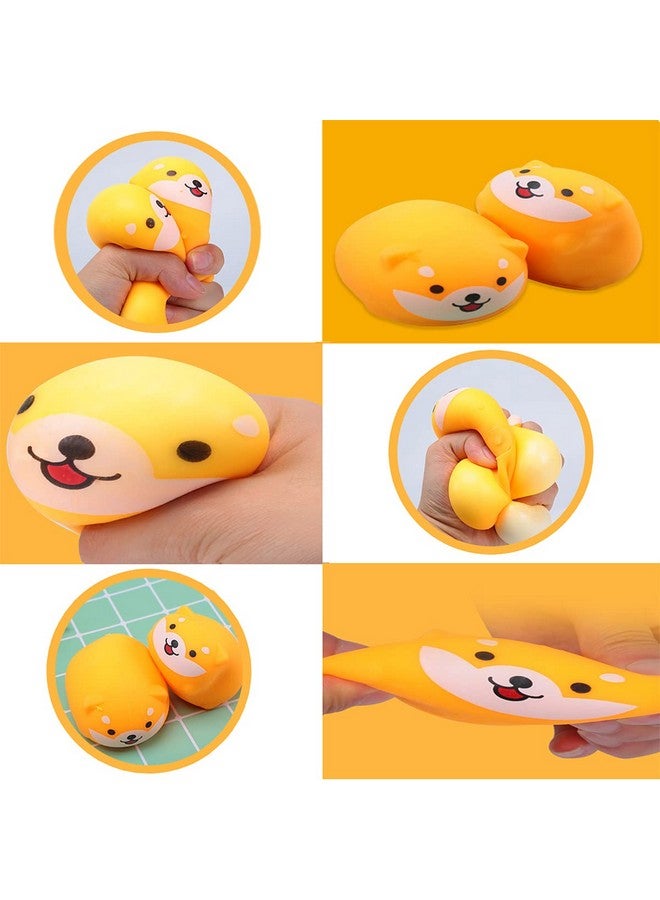 Cooplay Cooplay 2PCS Novel Interesting Extrusion Decompression Cute Shiba Inu Dog Squeeze Hand Pinch Animal Pet Toy Pressure Release Handle Stress Relief Birthday Toys and Adult Gifts - Image 4