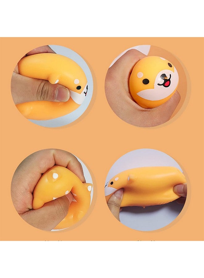 Cooplay Cooplay 2PCS Novel Interesting Extrusion Decompression Cute Shiba Inu Dog Squeeze Hand Pinch Animal Pet Toy Pressure Release Handle Stress Relief Birthday Toys and Adult Gifts - Image 5