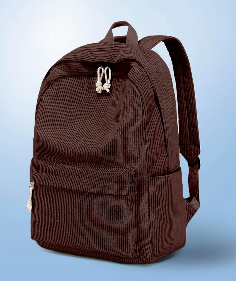 Santic حقائب ظهر للنساء/الرجال أنيقة وعصرية وعادية لحقائب الكلية، حقيبة مصممة للمدرسة/الكلية/النزهة للنساء والفتيات - Image 5