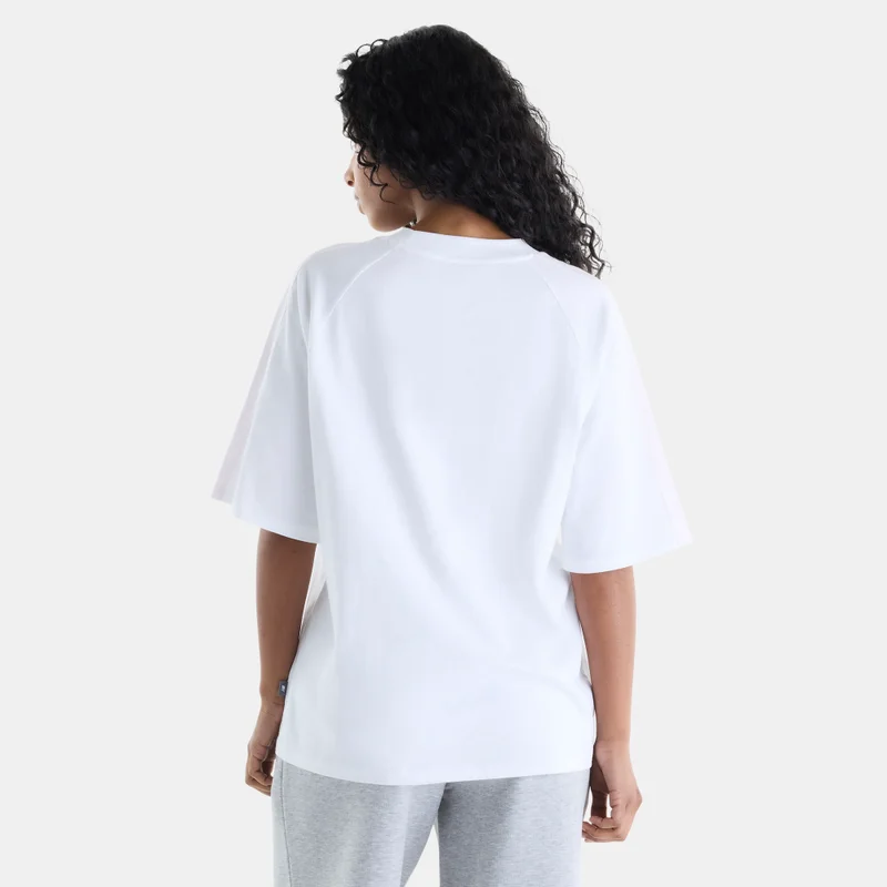 New Balance White Women's Sport Linear Graphic T-Shirt for Women | Best Price UAE