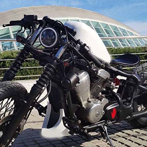 Rich Choices Custom Black Motorcycle Cushion Spring Solo Seat Springs Bracket Base Plate Mount Kit Compatible with Harley Honda Yamaha Kawasaki Suzuki Sportster Bobber Chopper (Black with frame mark) - Image 5