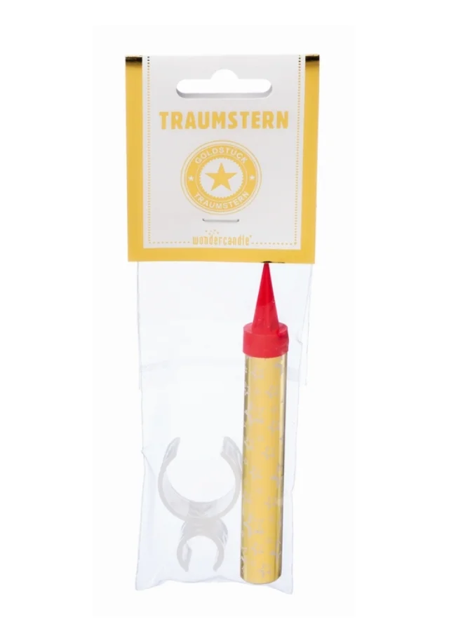 Wondercandle Dream Star Gold Cake Fountain With Bottle Clip