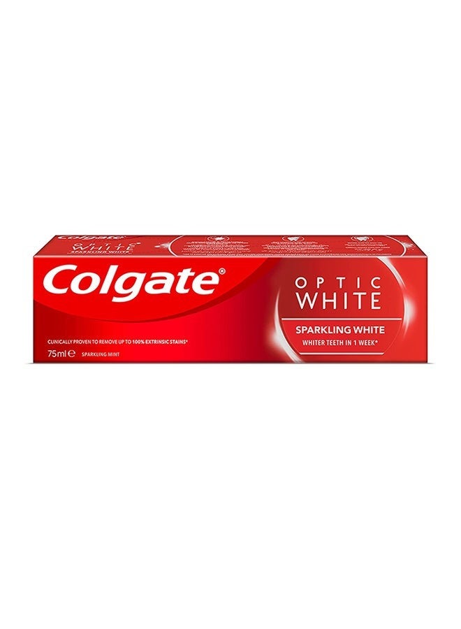 Colgate Optic White ToothPaste, 75ml - Image 2
