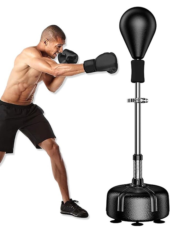 Garlo Punching Bag Free Standing, Boxing Bag for Adults and Teens, Height Adjustable, Speed Bag, Boxing Equipment, Workout Equipment, Stress Relief & Fitness  - Image 1