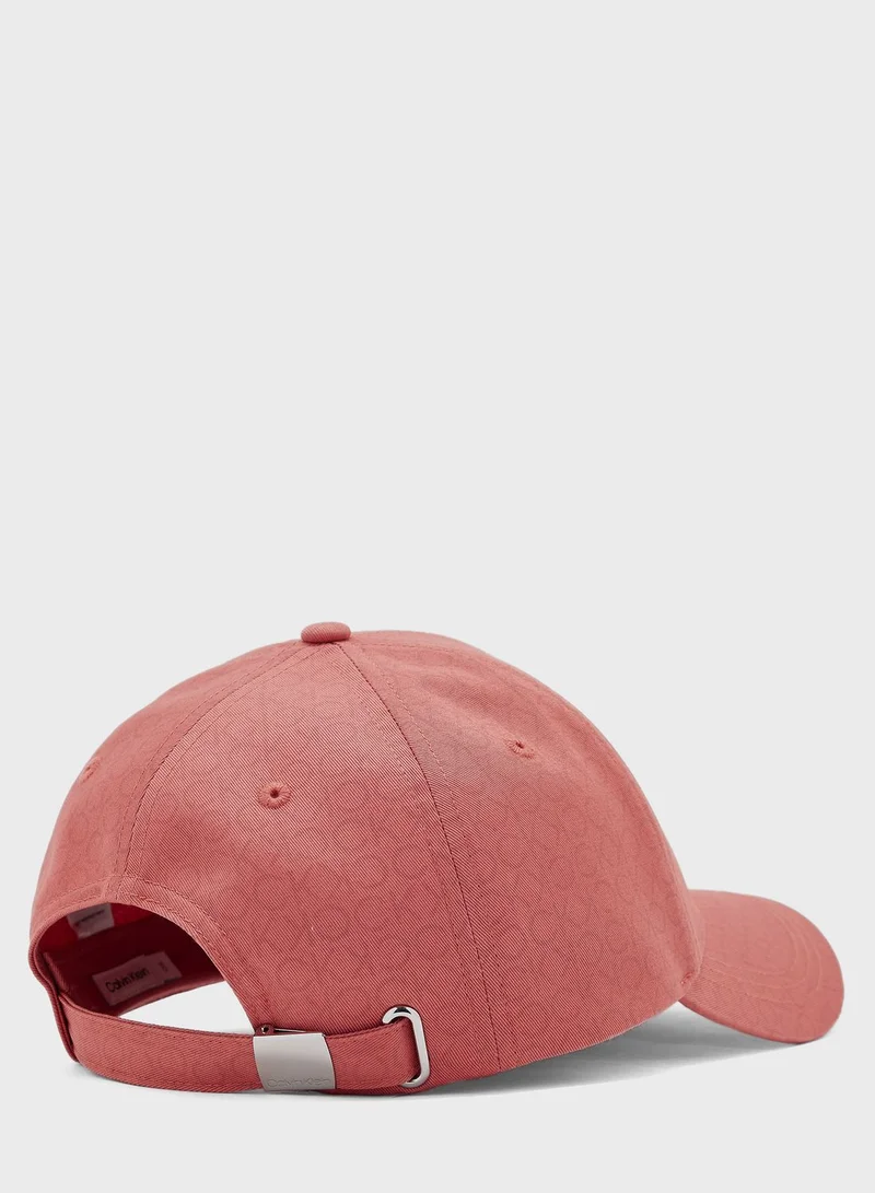 CALVIN KLEIN Monogram Curved Peak Cap