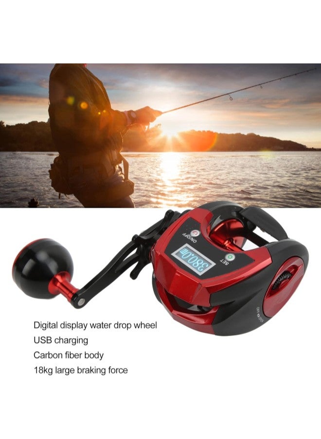 silvercnc Electric Bill Fishing Reel, Spinning Reel Fishing Reel Metal lid Reel 6.4: 1 Glass Wire LCD Fishing Reel, Ultra Smooth ShanryasEWi6m1w ShanryasEWi6m1w - Image 2