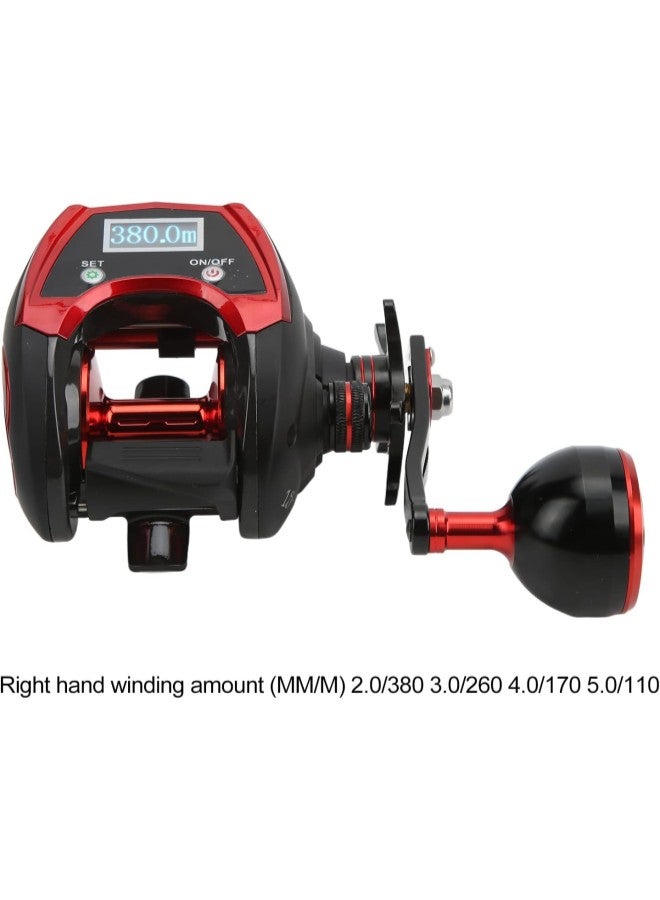 silvercnc Electric Bill Fishing Reel, Spinning Reel Fishing Reel Metal lid Reel 6.4: 1 Glass Wire LCD Fishing Reel, Ultra Smooth ShanryasEWi6m1w ShanryasEWi6m1w - Image 5