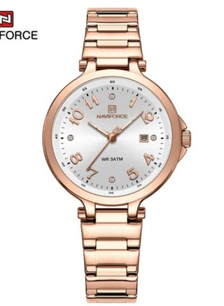 NAVIFORCE Brand 2023 Fashion New Women's Luxury Watches Popular Casual Stainless Steel Waterproof Quartz Wristwatch Montre Femme - pzsku/Z50549CCA2ADEF13CAACBZ/45/_/1732286923/93dccb69-7384-43d6-93d4-9d2be7f45aa9