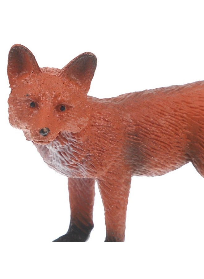 Toddmomy Fox Toy Set - 3pcs Plastic Jungle Animal Figures, Wild Fox Playset, Cake Topper, Party Favors, Educational Toy - Image 5