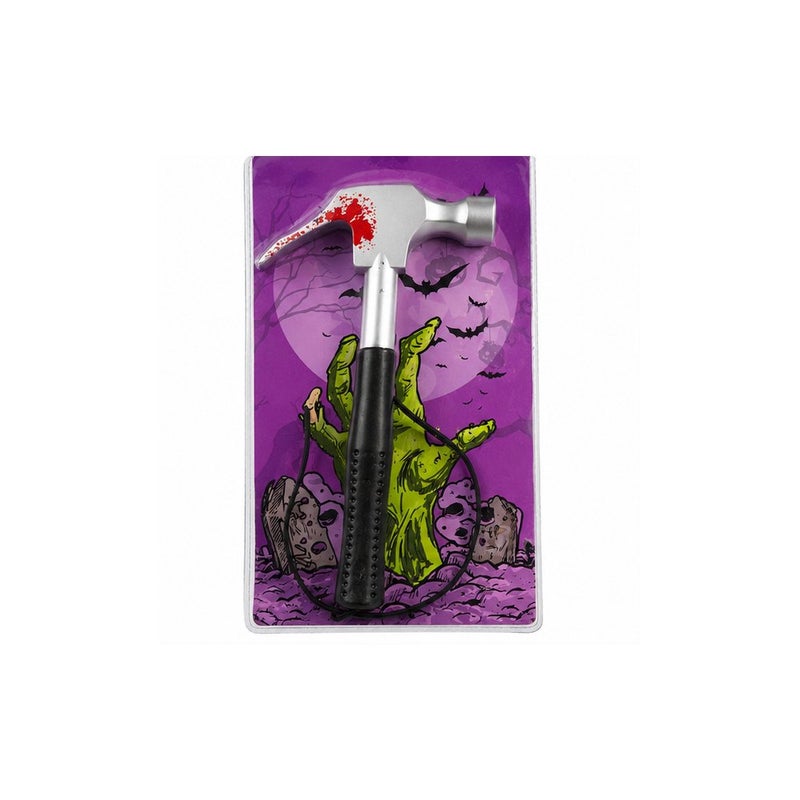 Halloween Fake Hammer Toy with Blood, Spooky Horror Theme Costume Prop | Costume Effects - Image 2
