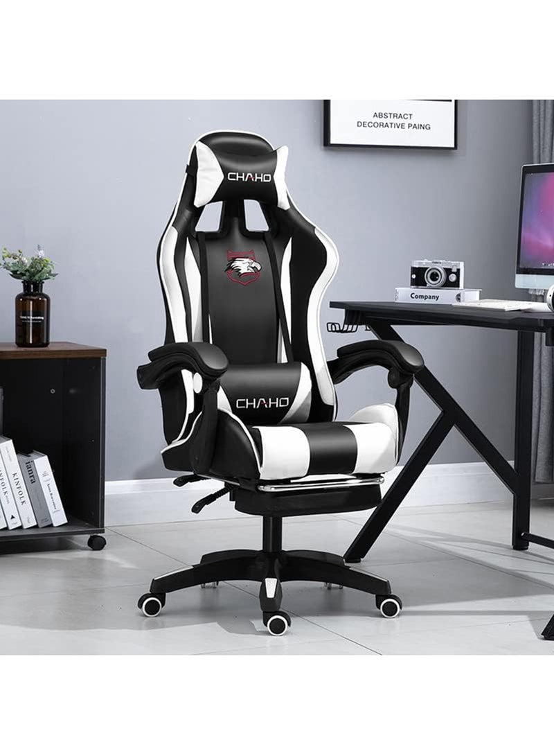 MONOGUE Gaming Chair  High Back Computer Chair with Footrest and Lumbar Support Ergonomic Chair with 360°-Swivel - Image 1