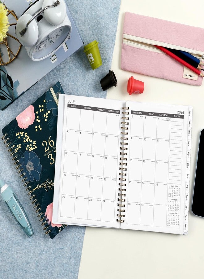 Indeme Monthly Planner 2024-2029 - 5 Year Monthly Planner/Calendar 2024-2029, July 2024 - June 2029, 6.4" x 8.5", 60 Monthly Planner with Tabs, Double-Side Pocket, Holidays, Notes Pages, Elastic Closure - Image 5