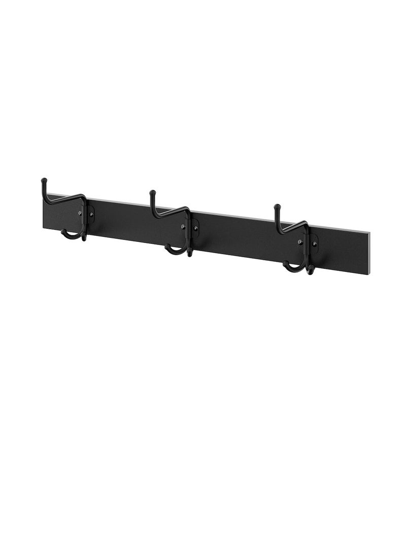 Rack With 3 Hooks Black - Image 3