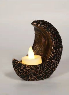 SUCITY Retro Three-Color Candle Holder, Home Decoration Candle Holder Ornaments, Specially Used for Holiday Party Celebrations During Ramadan And Eid Al-Fitr  - Image 1