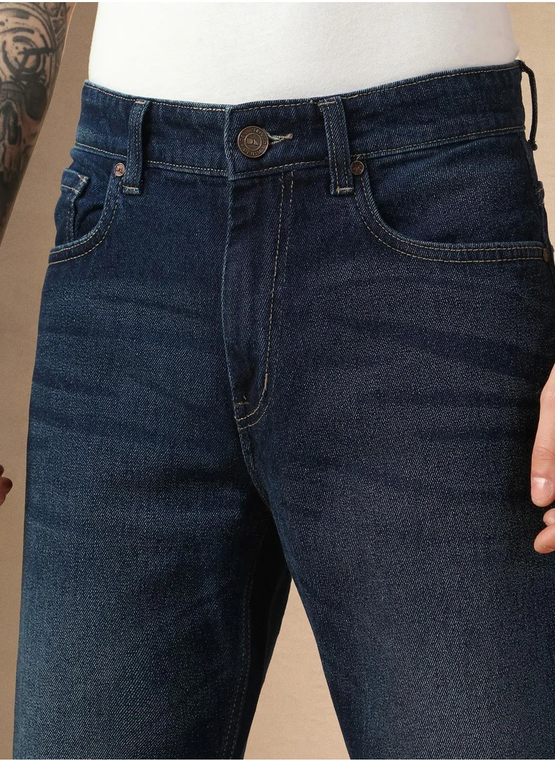 دينيس لينغو Straight Fit Indigo Jeans For Men- Perfect for Modest Wear
