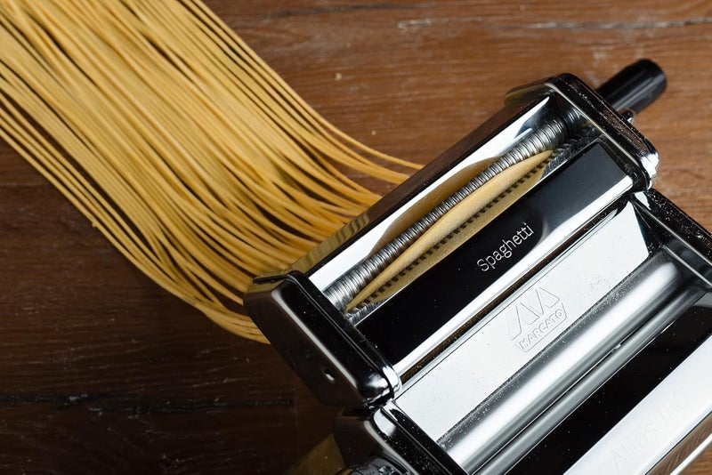 MARCATO Made in Italy Spaghetti 150 Attachment for Atlas 150 Pasta Machine, Chrome Steel - Image 2
